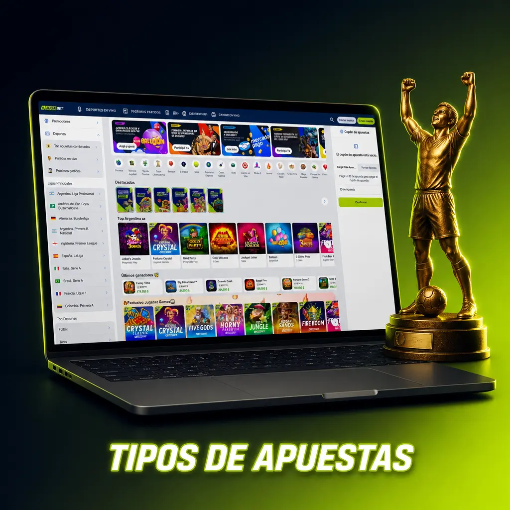 Tipos de apuestas en Jugabet: simple, express acumulada y sistema con combinaciones múltiples para diferentes estrategias